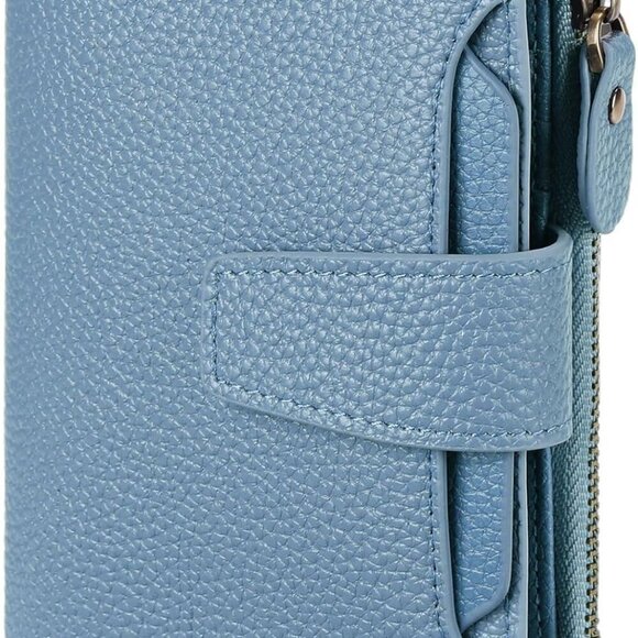 Accessories - Leather RFID Wallet for Women Bifold Compact Small Purse with Card Slots